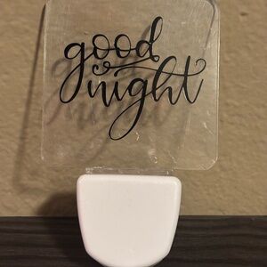 Good Night Decorative Sign